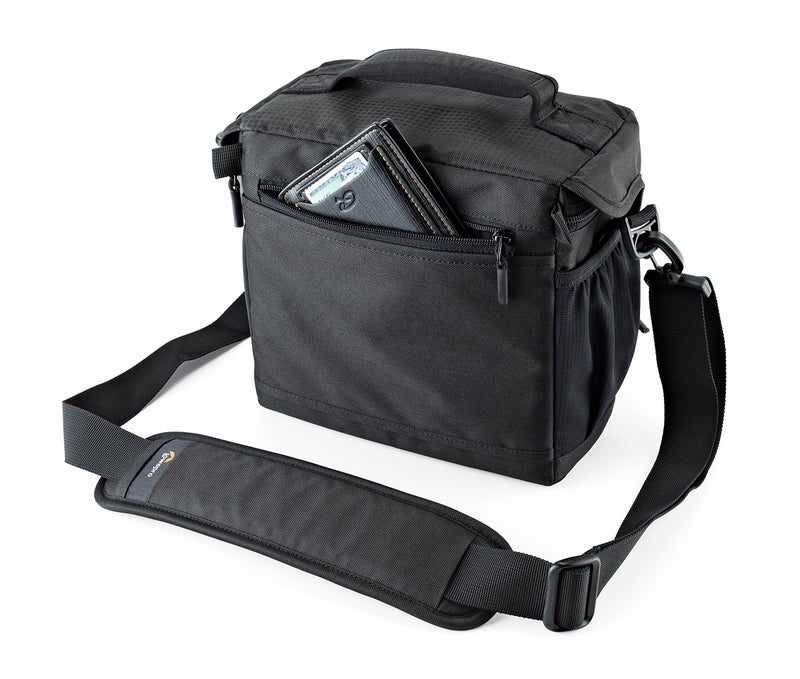Lowepro LP37121, Nova 170 AW II Camera Bag, Fits DSLR with 24-105mm Attached Lens, Compact Photo Drone, 1-2 Additional Lenses, Flash, Black - Image 4